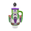 Japan Disney Store Water Bottle with Straw Cap and Pouch - Buzz Lightyear : Body - 5
