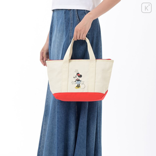 Japan Disney Store Insulated Tote Bag (S) - Minnie : Two-tone - 1