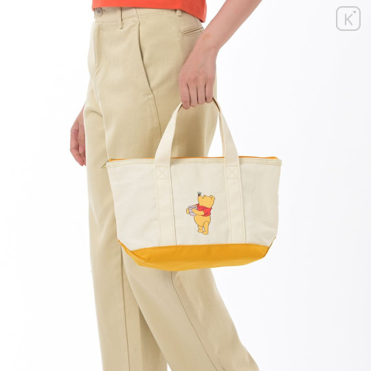 Japan Disney Store Insulated Tote Bag (S) - Pooh : Two-tone - 1