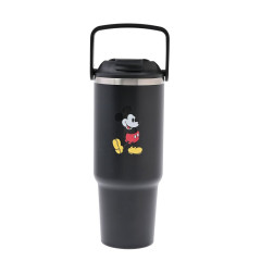 Japan Disney Store Stainless Steel Tumbler with Handle - Mickey : Standing Pose