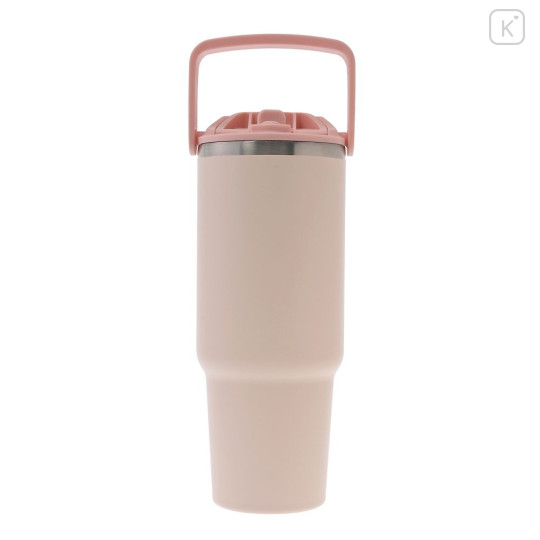 Japan Disney Store Stainless Steel Tumbler with Handle - Minnie : Standing Pose - 2