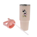 Japan Disney Store Stainless Steel Tumbler with Handle - Minnie : Standing Pose - 4