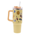 Japan Disney Store Stainless Steel Tumbler with Straw - Piglet & Pooh & Tigger - 2