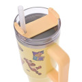 Japan Disney Store Stainless Steel Tumbler with Straw - Piglet & Pooh & Tigger - 5