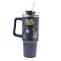 Japan Disney Store Stainless Steel Tumbler with Straw - Peter Pan - 2