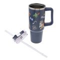 Japan Disney Store Stainless Steel Tumbler with Straw - Peter Pan - 4