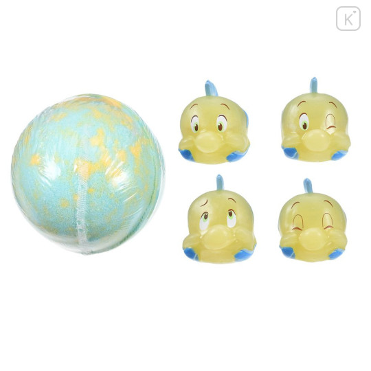 Japan Disney Store Secret Bath Ball with Glowing Mascot - Flounder : Blind Box - 6