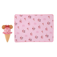 Japan Disney Store Cool Blanket with Plush Toy - Minnie