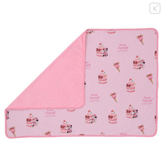Japan Disney Store Cool Blanket with Plush Toy - Minnie - 3
