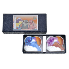 Japan Disney Chopstick Rest Set - Angel & Stitch