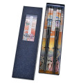 Japan Disney Store Wooden Chopsticks 23cm Set - Angel & Stitch - 1