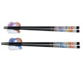 Japan Disney Store Wooden Chopsticks 23cm Set - Angel & Stitch - 7