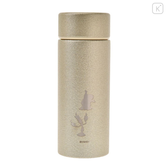 Japan Disney Store Stainless Steel Bottle 380ml - Belle - 2