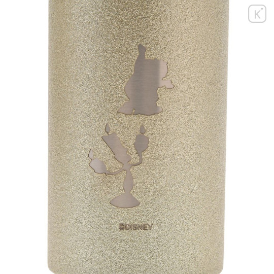 Japan Disney Store Stainless Steel Bottle 380ml - Belle - 5