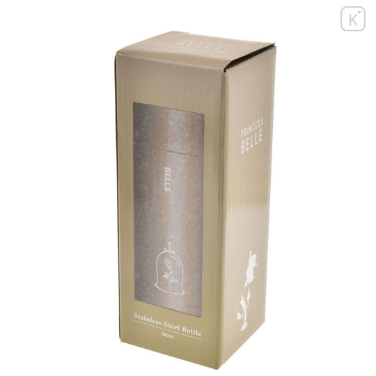 Japan Disney Store Stainless Steel Bottle 380ml - Belle - 7