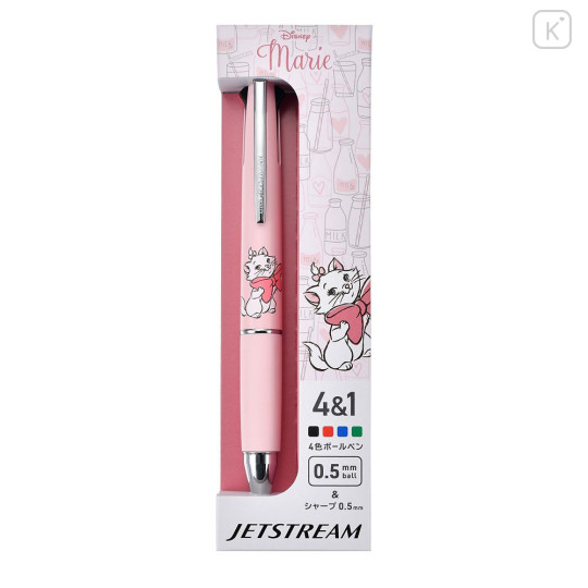 Japan Disney Store Jetstream 4&1 Multi Ballpoint Pen + Mechanical Pencil - Marie : Think - 1