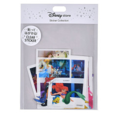 Japan Disney Store Clear Sticker Collection - Disney Princess : Instant Photo Style