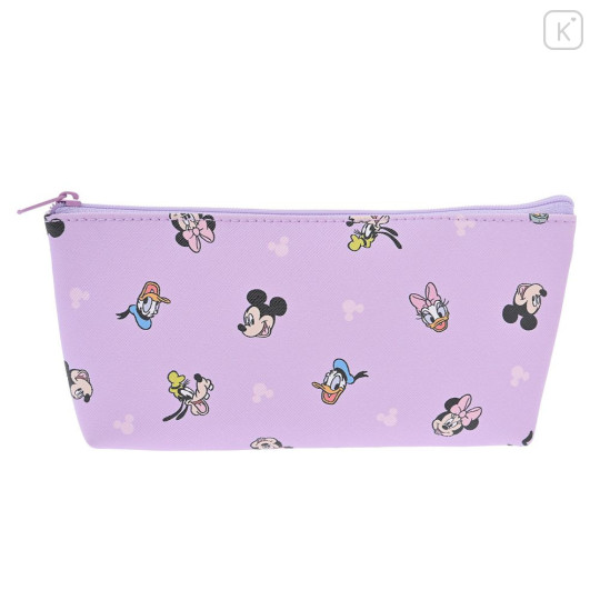 Japan Disney Store Pencil Case - Mickey & Friends : Face & Icon - 1