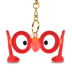 Japan Disney Store Plush Keychain - Alice in Wonderland : 75th Anniversary Eyeglass Bird