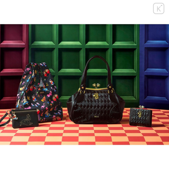Japan Disney Anna Sui Eco Bag with Pouch - Alice in Wonderland - 2