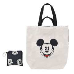 Japan Disney Store Eco Bag with Carabiner - Mickey : Pie-Cut Eye