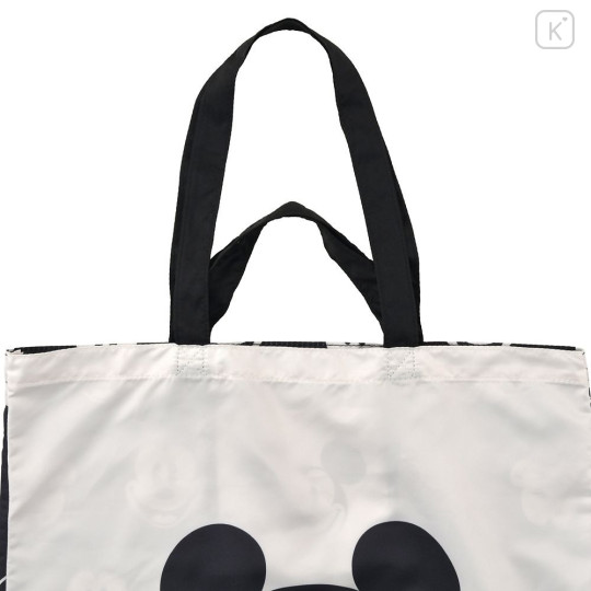 Japan Disney Store Eco Bag with Carabiner - Mickey : Pie-Cut Eye - 5