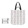 Japan Disney Store Eco Bag with Carabiner - Baymax : Katakana - 2