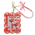 Japan Disney Store Card Holder Bead Charm - Minnie : Heart Pounding - 1