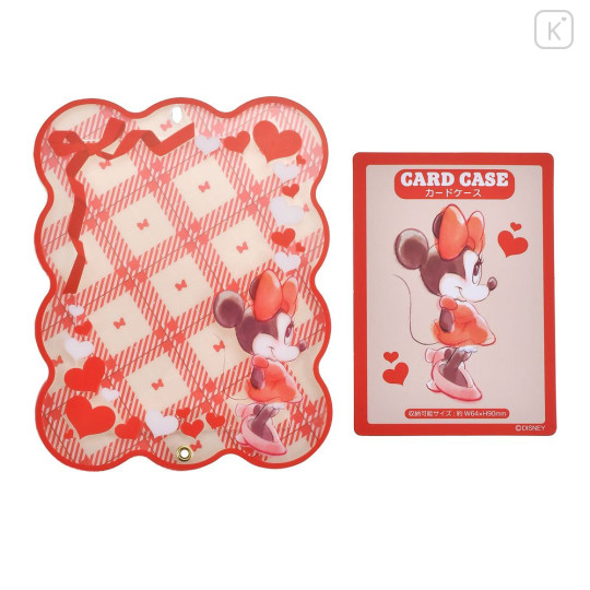 Japan Disney Store Card Holder Bead Charm - Minnie : Heart Pounding - 4