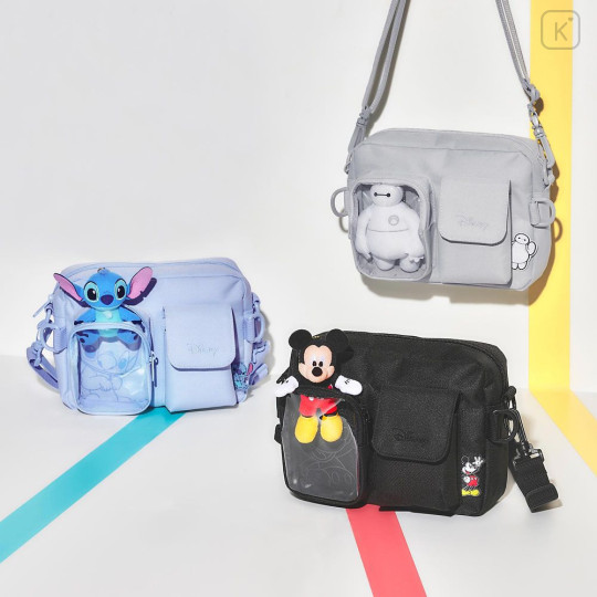 Japan Disney Store Shoulder Bag with Clear Window - Mickey - 2