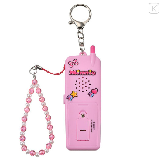 Japan Disney Store Mobile Phone Talking & Light Up Keychain - Minnie - 3