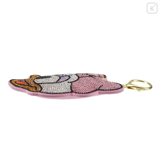 Japan Disney Store Rhinestone Keychain - Daisy : Face - 4