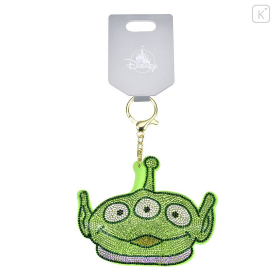 Japan Disney Store Rhinestone Keychain - Aliens : Face - 2