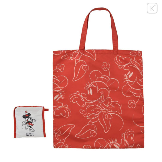 Japan Disney Store Eco Bag - Minnie : Classic Sketch - 2