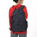 Japan Disney Coleman Backpack 33L - Mickey : All Black with Embroidery - 1
