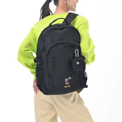 Japan Disney Store Backpack 21L - Mickey : Logo Embroidery