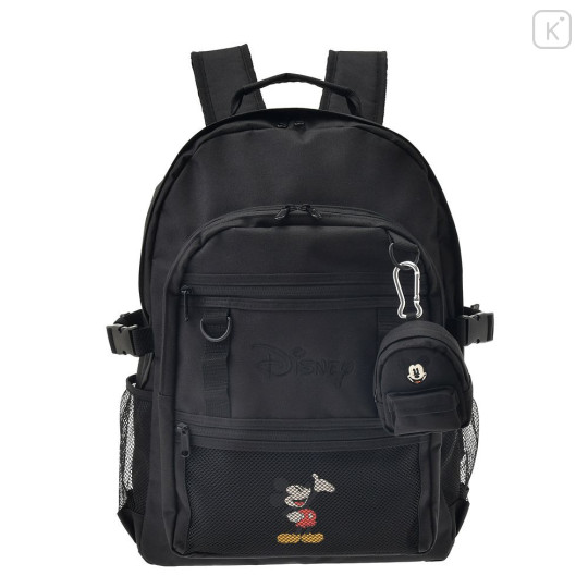 Japan Disney Store Backpack 21L - Mickey : Logo Embroidery - 2