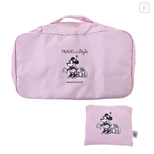 Japan Disney Store Clothing Compression Storage Pouch (S) - Mickey & Friends : Magical Travel - 1