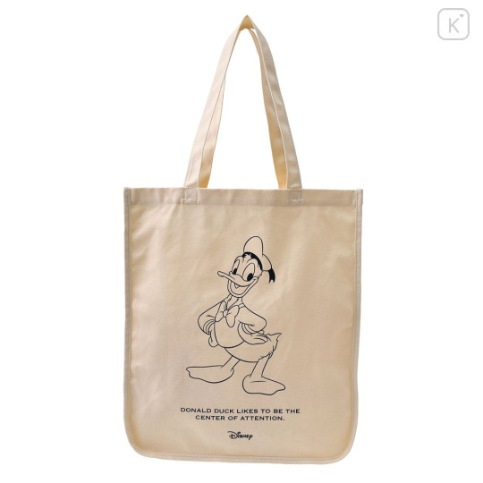 Japan Disney Store Tote Bag - Donald : Basic Logo - 1