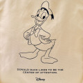 Japan Disney Store Tote Bag - Donald : Basic Logo - 4