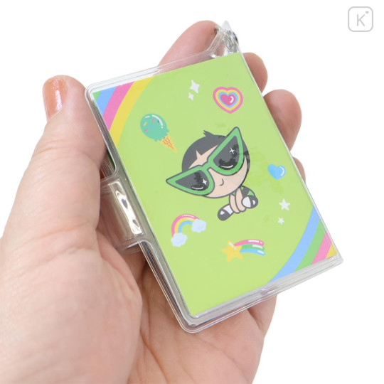 Japan The Powerpuff Girls Mini Sticker Book Keychain - Buttercup - 2