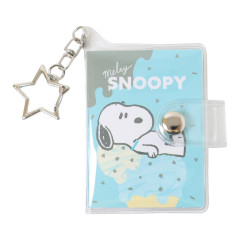 Japan Peanuts Mini Sticker Book Keychain - Snoopy : Mint Ice Cream