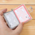 Japan Peanuts Mini Sticker Book Keychain - Snoopy : Grey - 3