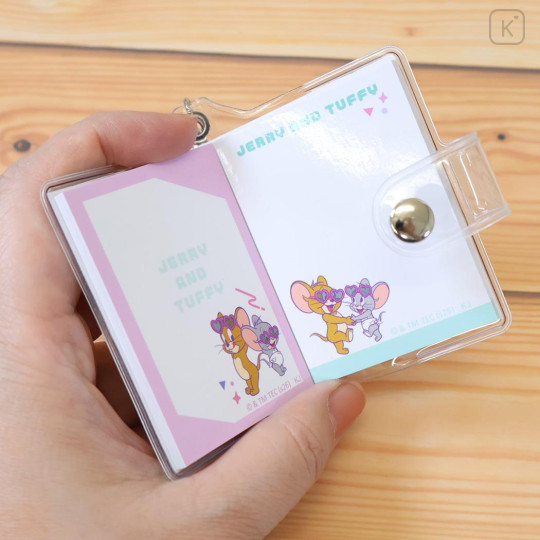 Japan Tom and Jerry Mini Sticker Book Keychain - Jerry & Tuffy - 3