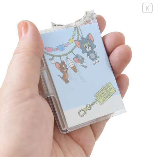 Japan Tom and Jerry Mini Sticker Book Keychain - Laundry - 2