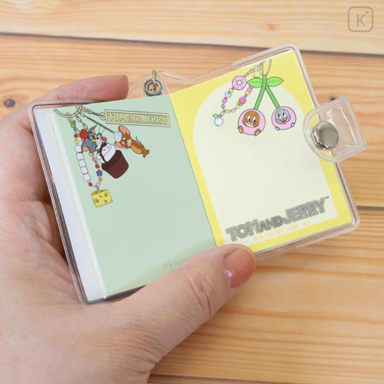 Japan Tom and Jerry Mini Sticker Book Keychain - Laundry - 3