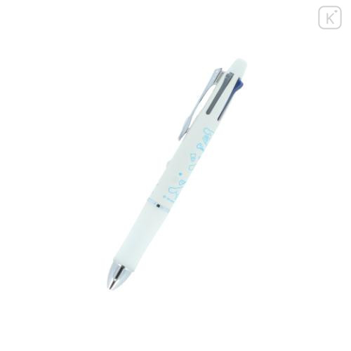 Japan Sanrio Dr. Grip 4+1 Multi Pen & Mechanical Pencil - Cinnamoroll : Happy Outing White Blue - 4