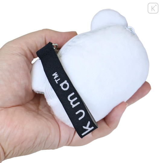 Japan San-X Mini Accessory Case With Carabiner - Korilakkuma : Basic Rilakkuma Monochrome - 2
