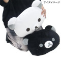 Japan San-X Die-Cut Cushion - Rilakkuma : Basic Rilakkuma Monochrome Face - 4