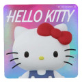 Japan Sanrio Vinyl Sticker - Hello Kitty : 3D Face Aurora Hologram - 1